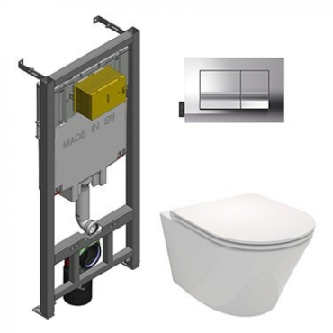 Унитаз c инсталляцией Jacob Delafon Rodin+ E21749RU-00 сиденье микролифт, клавиша смыва хром (E29025+E20858-CP+EDY102+E23280) Унитаз c инсталляцией Jacob Delafon Rodin+ E21749RU-00 сиденье микролифт, клавиша смыва хром (E29025+E20858-CP+EDY102+E23280)