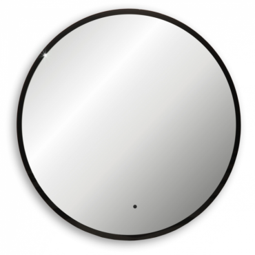 Зеркало Abber Mond AG6204SCB-0.77 с подсветкой, бесконтактный выключатель, диммер, черный Зеркало Abber Mond AG6204SCB-0.77 с подсветкой, бесконтактный выключатель, диммер, черный