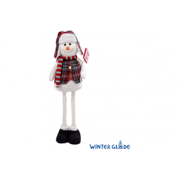 Фигурка Winter Glade Снеговик 90 см на телескопических ногахF4190