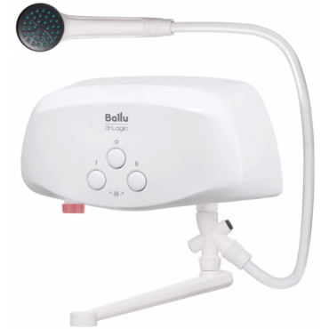 Водонагреватель проточный Ballu 3-Logic TS (3,5 kW) - кран+душ