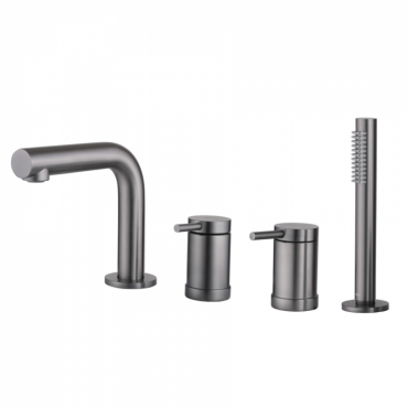 Смеситель на борт ванны Abber Emotion AF8813NG никель Смеситель на борт ванны Abber Emotion AF8813NG никель