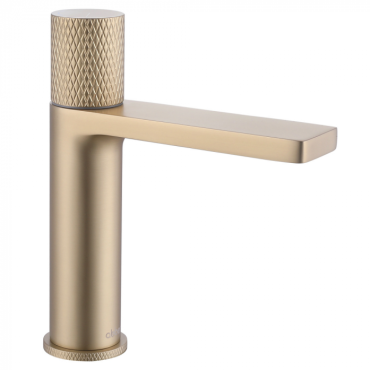 Смеситель для раковины Abber Rund AF8710G золото матовое