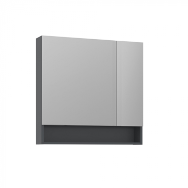 Зеркальный шкаф ORKA Malta 75 антрацит матовый 3001305