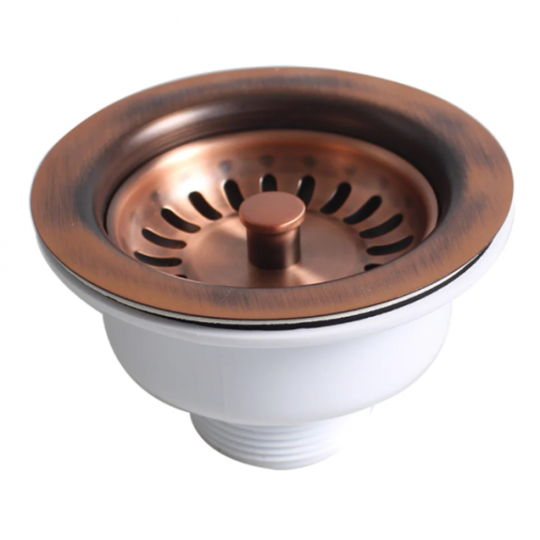Чаша слива для кухонных моек Emar C002-L Coppery