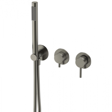 Встраиваемый смеситель AQUAME AQM8805GM графит матовый