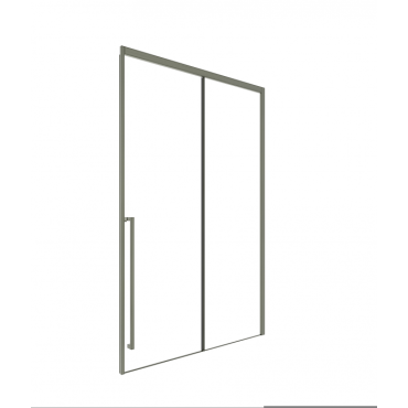 Душевая дверь Timo TDSS-120/13C-8L 1200*2000 профиль никель, стекло прозрачное T48L