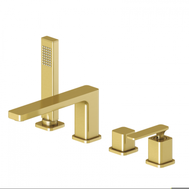 Смеситель для ванны с душем Timo Torne 4330/17Y золото матовое