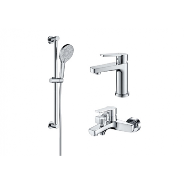 Комплект AQUATEK Лугано AQ1730CR (AQ1710CR+AQ1740CR+AQ2022CR) хром