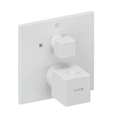 Термостат для душа Kludi Decus 548855375 белый матовый