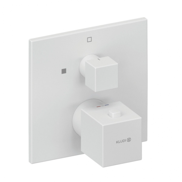 Термостат для душа Kludi Decus 548855375 белый матовый