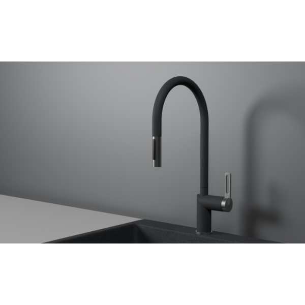 Смеситель для кухни Granula 8172 графит