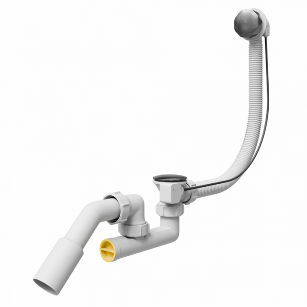 Слив-перелив для ванны Milacio MCU.014.GM вороненая сталь