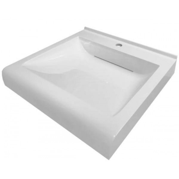 Раковина над стиральной машиной Stella Polar Футур SP-00000464 с кронштейнами и сифоном, белый