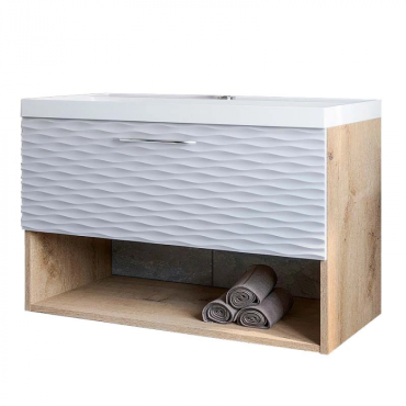 Тумба подвесная Stella Polar Ундина 70 SP-00001060 белый / бунратти