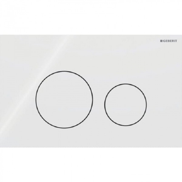 Клавиша смыва Geberit Sigma40 115.628.SI.1 белый