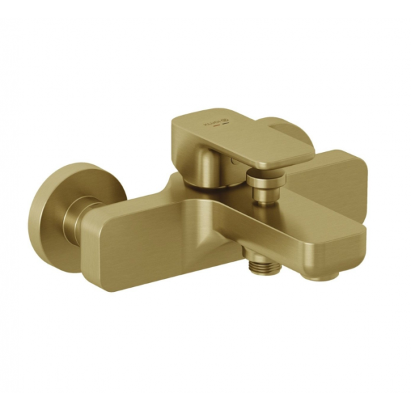 Смеситель для ванны и душа Kludi RENON 42691N075 брашированное золото