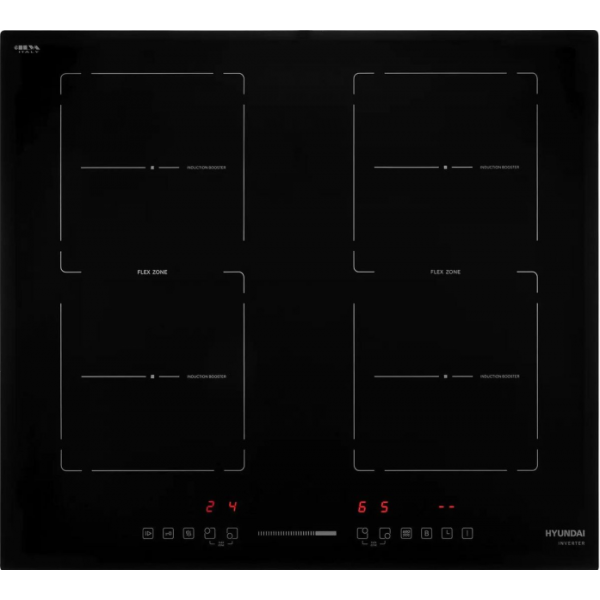 Индукционная варочная поверхность Hyundai HHI 6772 BG черный
