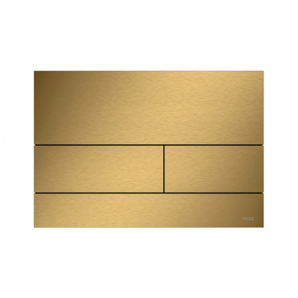 Панель смыва Tece TECEsquare II 9240847 сатин позолоченный