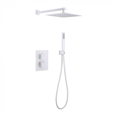 Душевая система Abber Daheim AF8251W белый матовый