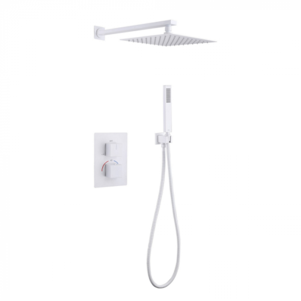 Душевая система Abber Daheim AF8251W белый матовый