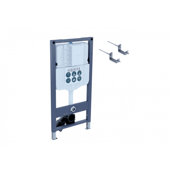 Инсталляция AQUATEK INSP-02+KKI02 (рама Pneumo N49 INSP-0000002+звукоизоляционная прокладка+крепеж KKI-0000002)