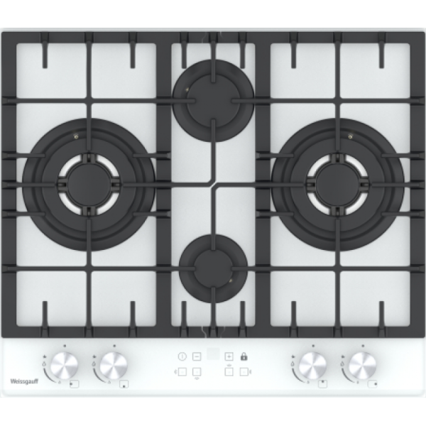 Газовая панель Weissgauff HGG 642 BGW Double Wok Timer 440446
