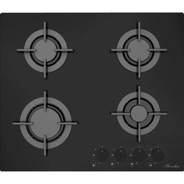Газовая варочная панель Monsher MGG 64 Noir