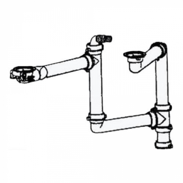 Соединительный элемент Franke для вентиля двух чаш 133.0703.723