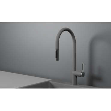 Смеситель для кухни Granula 8172 алюминиум