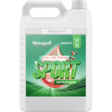 Гель для стирки Weissgauff SPORT 5 л 442542