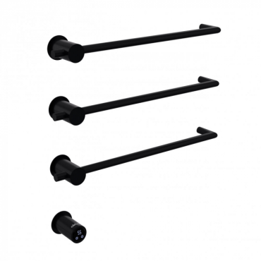 Полотенцесушитель электрический Abber Charme AH4003MB черный матовый