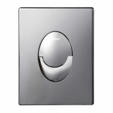 Кнопка смыва пневматическая Abber AC0125 хром глянцевый