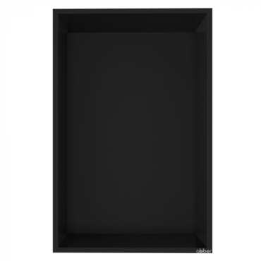 Скрытая настенная ниша Abber Nischen AN3001MB черная матовая
