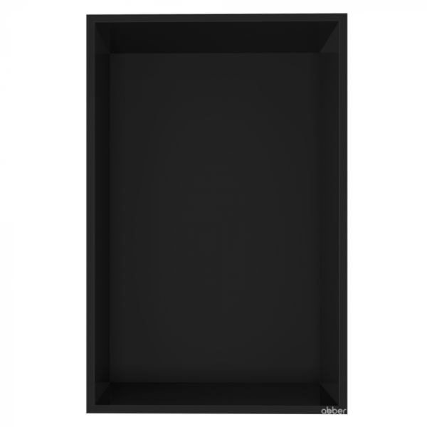 Скрытая настенная ниша Abber Nischen AN3001MB черная матовая