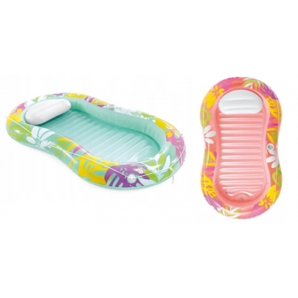 Матрас-шезлонг для плавания Intex Тропический оазис 206х122см 57803