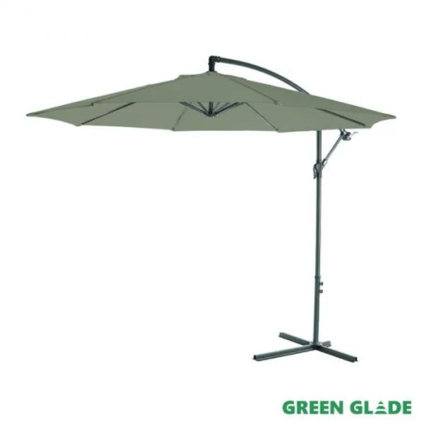 Зонт садовый Green Glade 8006 светлый графит