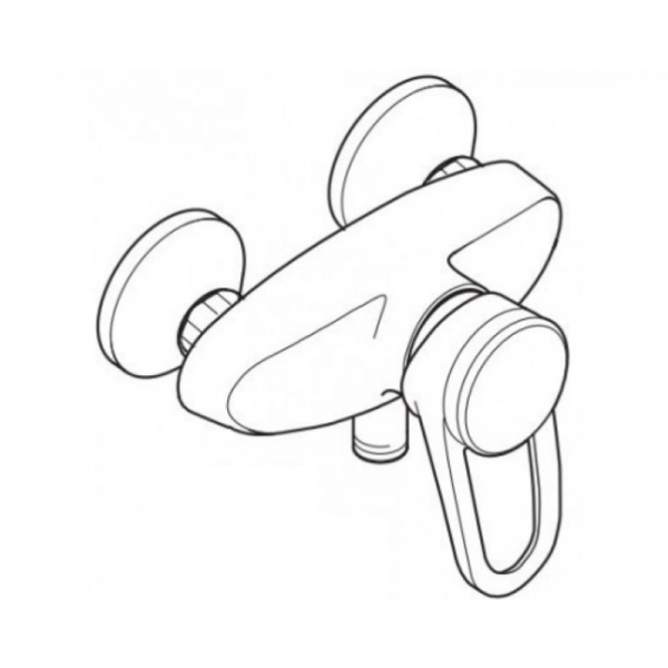 Смеситель для душа Hansgrohe Mondial 15610810 сатин