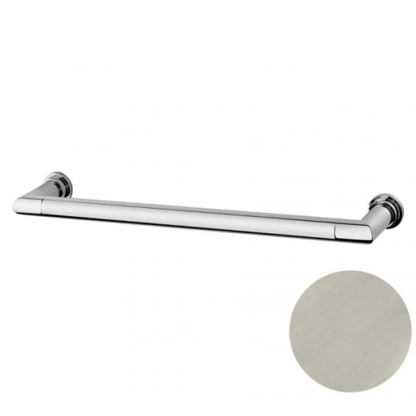 Полотенцесушитель электрический Margaroli Sereno 621450BRNICS с выключателем, никель шлифованный