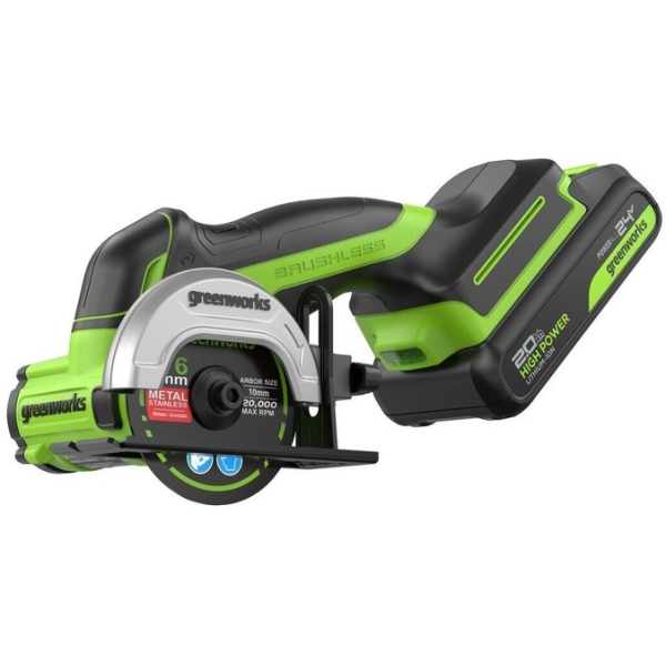 Машина шлифовальная угловая GreenWorks GD24UCS 3402007CUA
