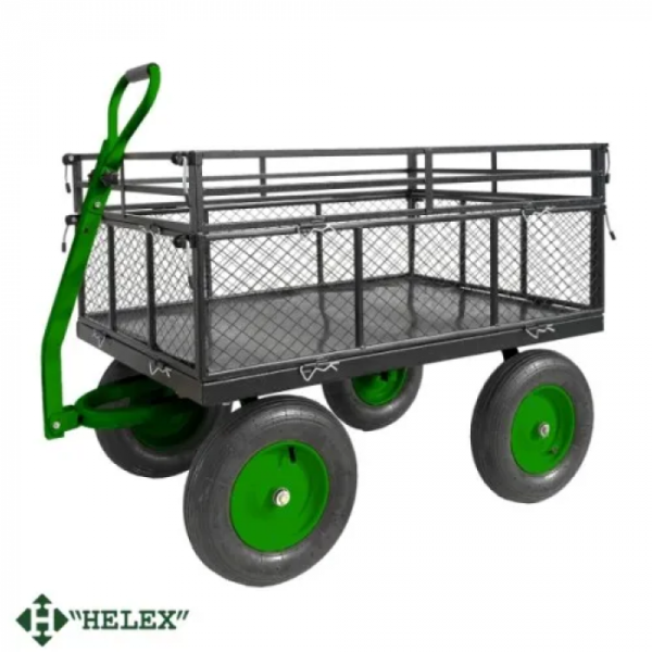 Садовая тележка HELEX G204 черный/зеленый