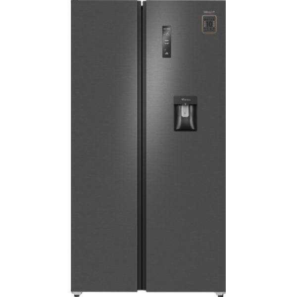 Холодильник Weissgauff WSBS 590 Inverter NoFrost Water Dispenser Dark Inox 439686