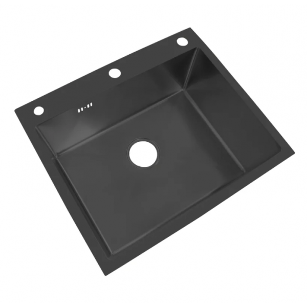 Мойка кухонная Stella Polar Кастельо KN605008 черная SP-00001890