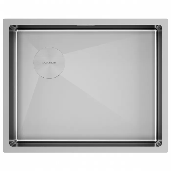 Кухонная мойка Paulmark Мойка нерж. сталь NEXT-SKEW 54-L UNI, PM885444-L-BS, брашированная нерж.сталь, 540х440мм, Paulmark