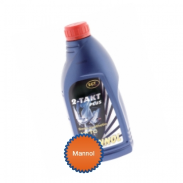 Масло для мотоциклов Mannol (SCT) ПолуСинтетика 2T Plus (1л) 1404 Масло для мотоциклов Mannol (SCT) ПолуСинтетика 2T Plus (1л) 1404