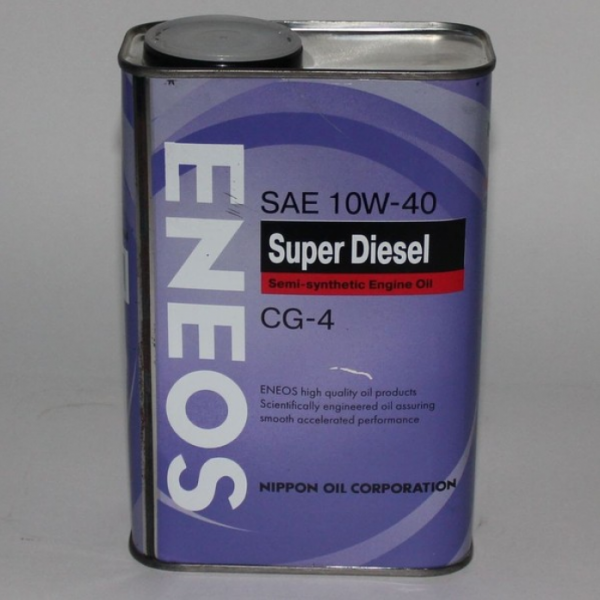 Масло моторное ENEOS Diesel CG-4 10w40 ПолуСинетика 0,94л