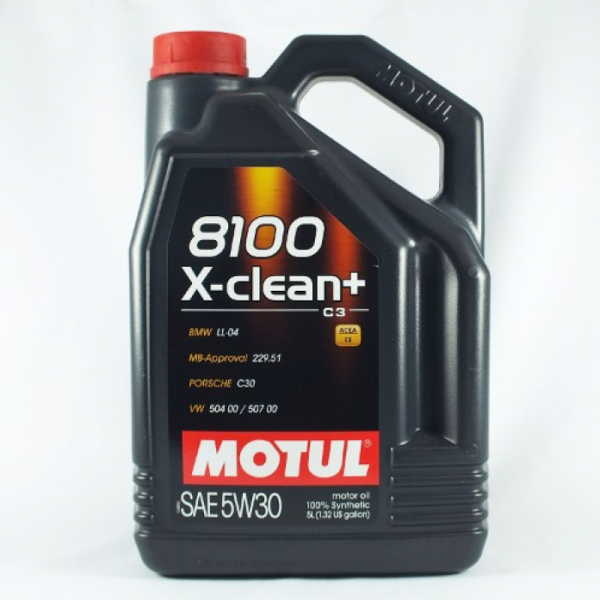 Масло моторное MOTUL 8100 X-clean + 5W-30 5л. 102269(111684)